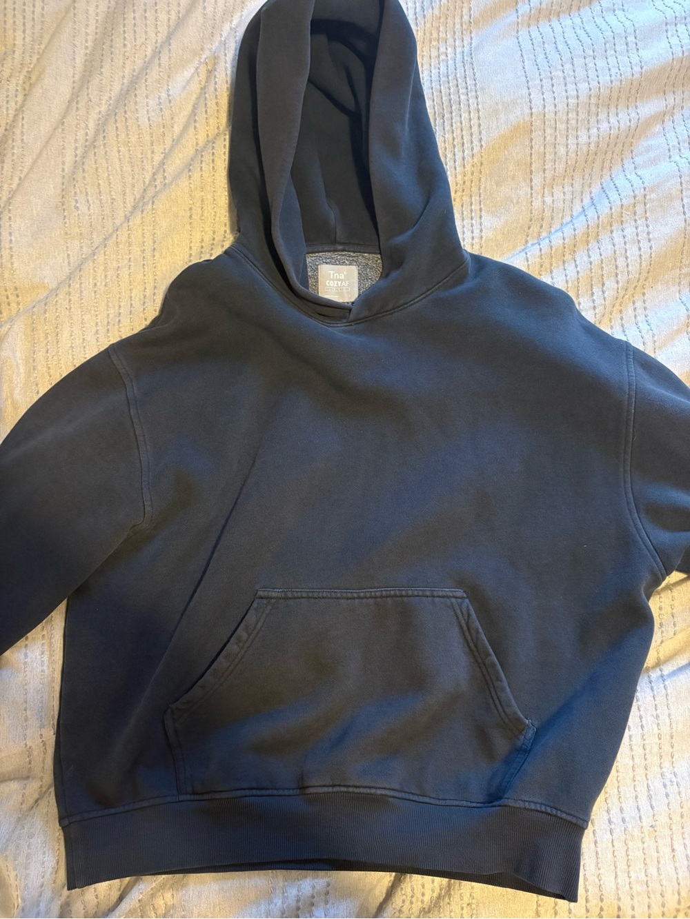 TNA Cozy Women's Hooded Sweatshirt - Navy Blue